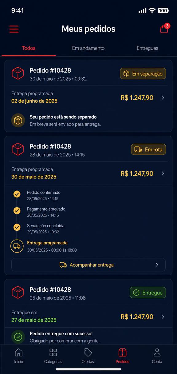 Tela 4 do aplicativo Friboi Conecta